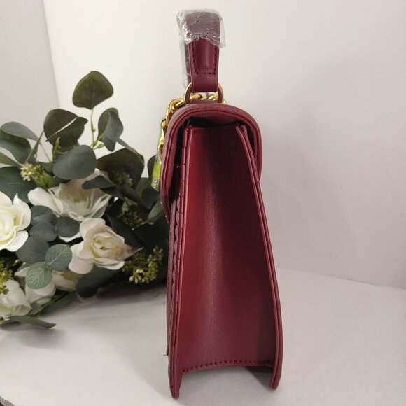 Badgley Mischka Vegan Leather Quilted Crossbody Bag Purse US $179 MSRP - Picture 6 of 16